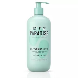 Isle of Paradise Self-Tanning Butter MEDIUM 500mL / 16.9 fl oz BRAND NEW